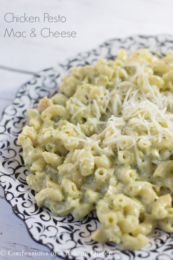 Chicken Pesto Mac & Cheese Confessions of a Baking Queen